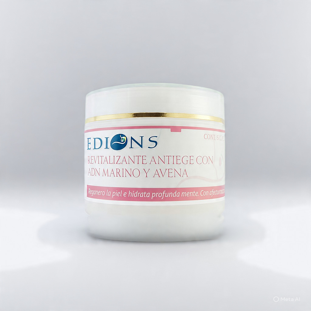Crema Facial Revitalizante. Antiage. Con ADN Marino.